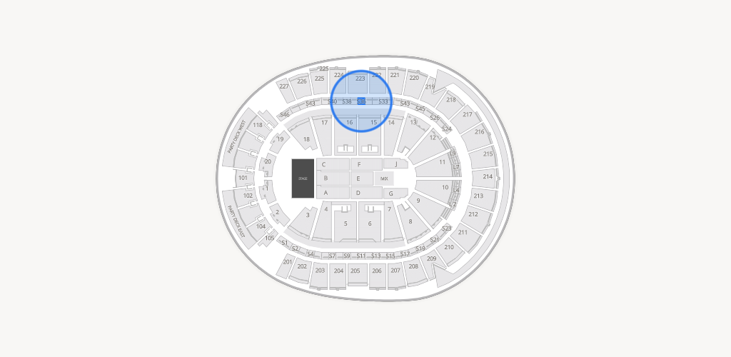 T-Mobile Arena Seating Chart