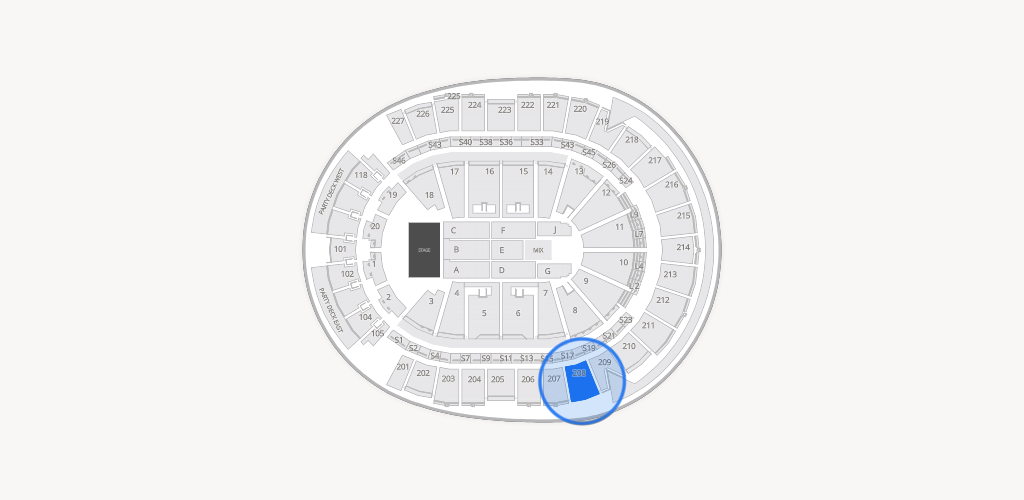 T-Mobile Arena Seating Chart