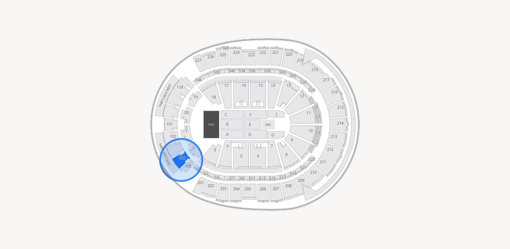 T-Mobile Arena Seating Chart