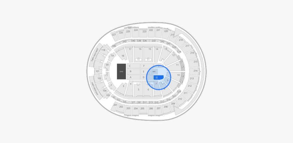 T-Mobile Arena Seating Chart