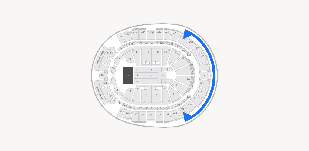 T-Mobile Arena Seating Chart