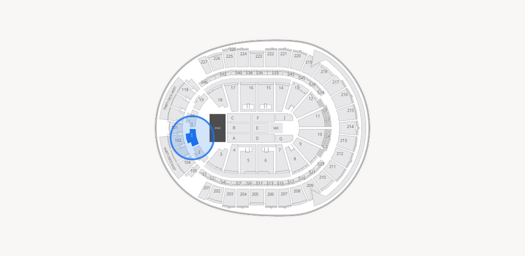 T-Mobile Arena Seating Chart
