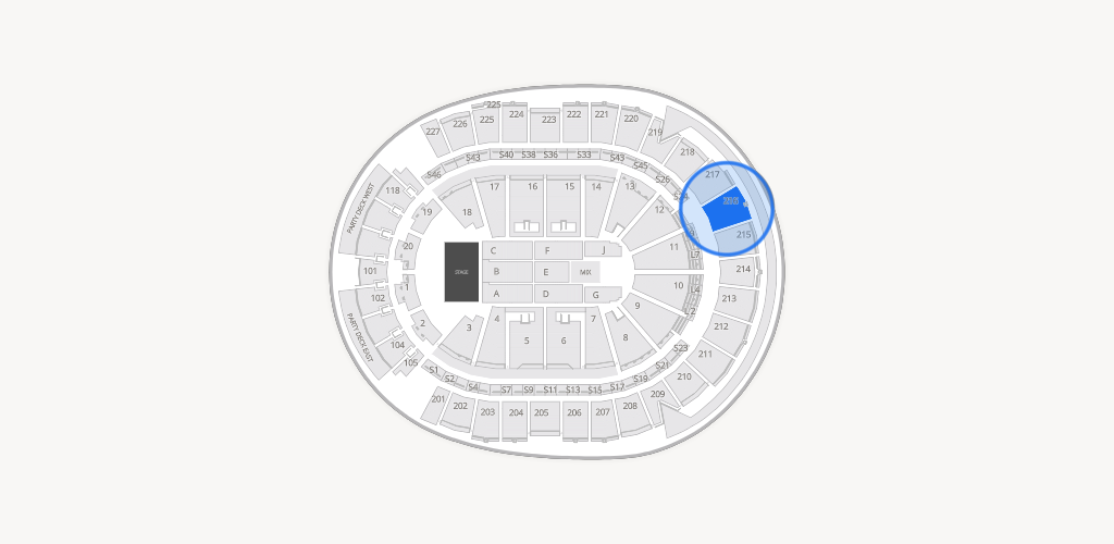 T-Mobile Arena Seating Chart