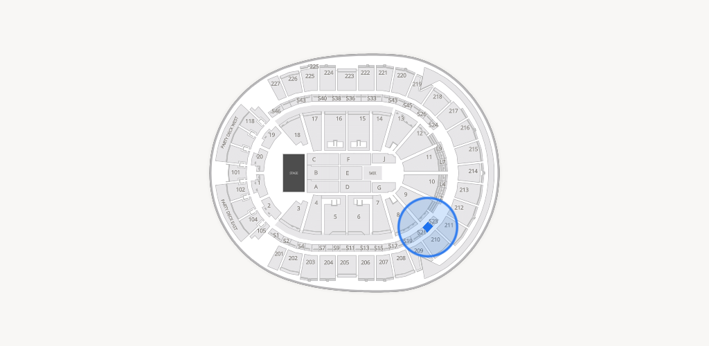 T-Mobile Arena Seating Chart