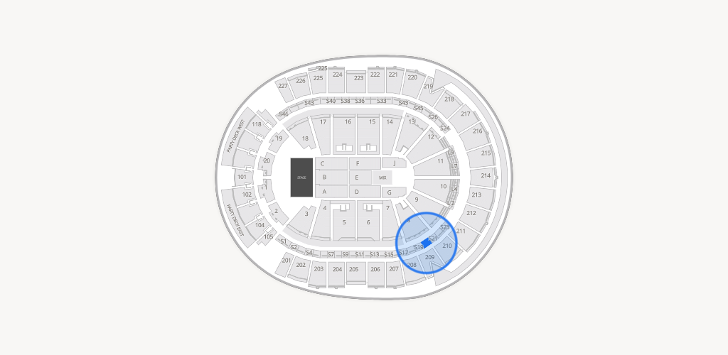 T-Mobile Arena Seating Chart