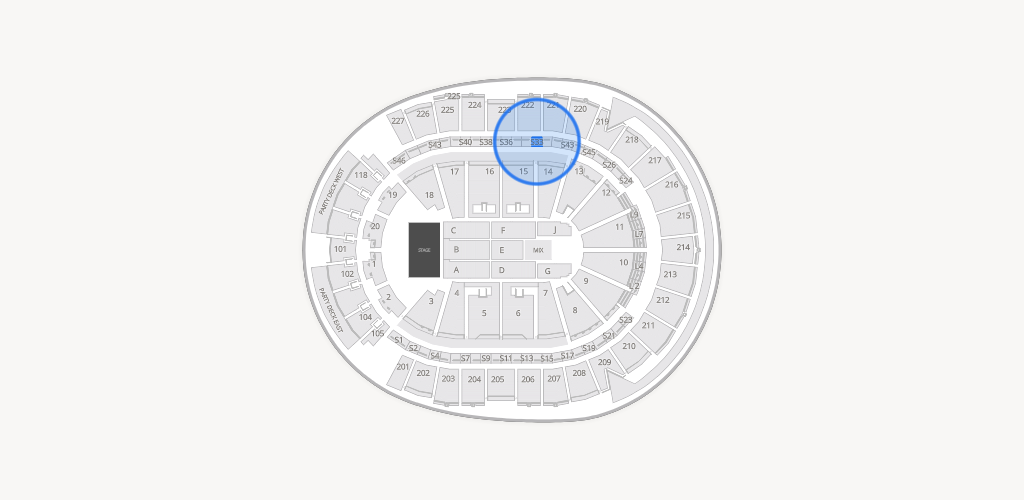 T-Mobile Arena Seating Chart