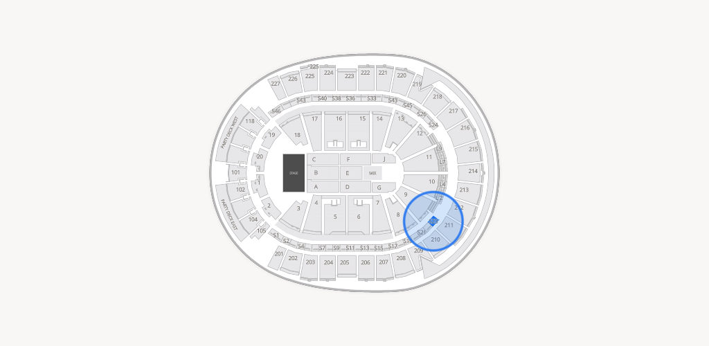 T-Mobile Arena Seating Chart