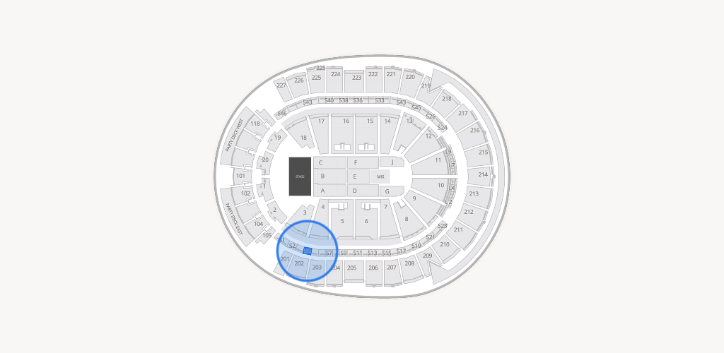 T-Mobile Arena Seating Chart
