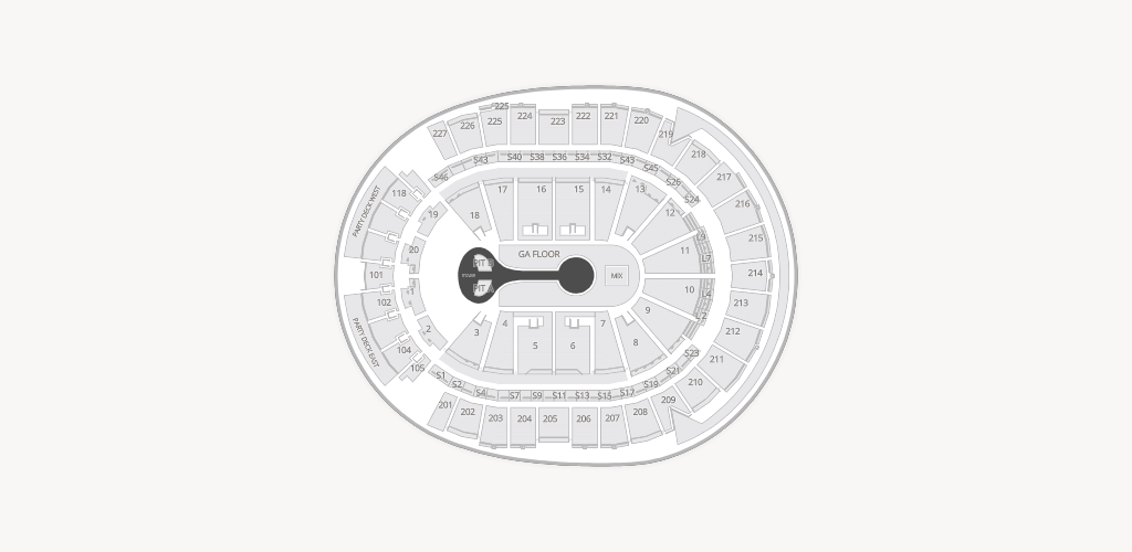 T-Mobile Arena Seating Chart