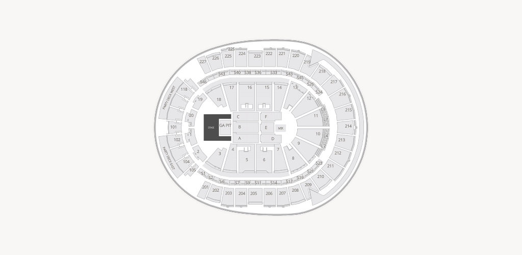 T-Mobile Arena Seating Chart