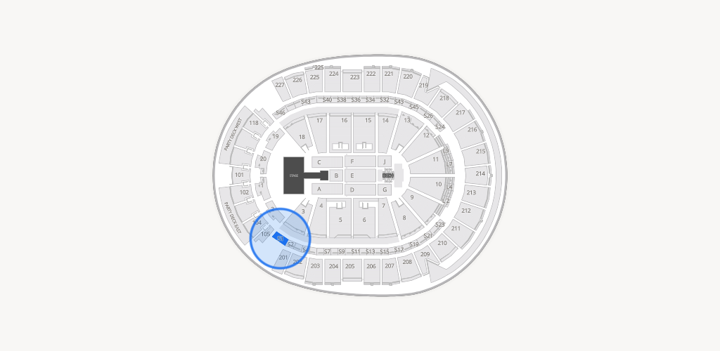 T-Mobile Arena Seating Chart