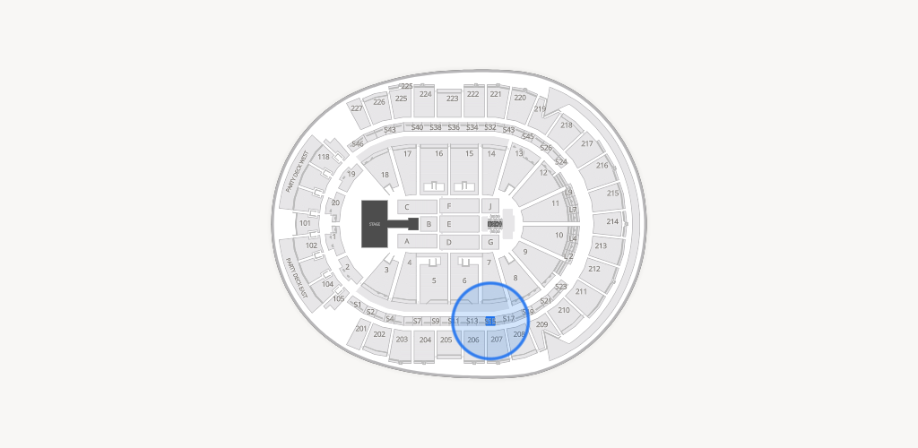T-Mobile Arena Seating Chart