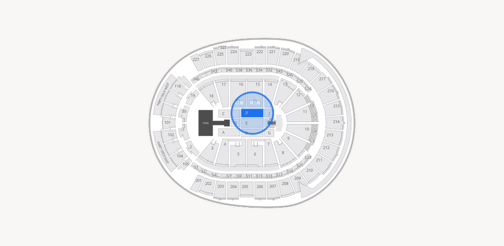 T-Mobile Arena Seating Chart