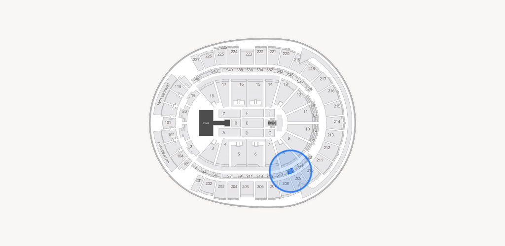 T-Mobile Arena Seating Chart