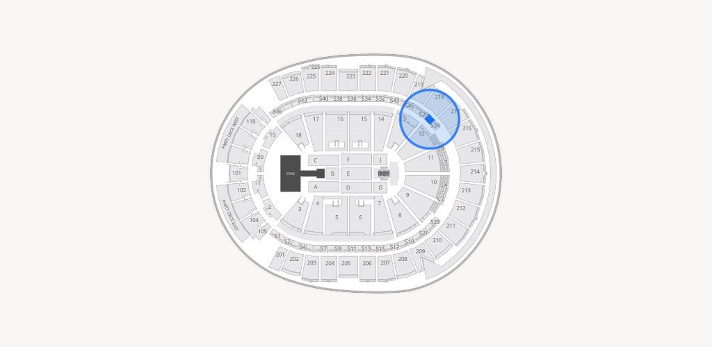T-Mobile Arena Seating Chart