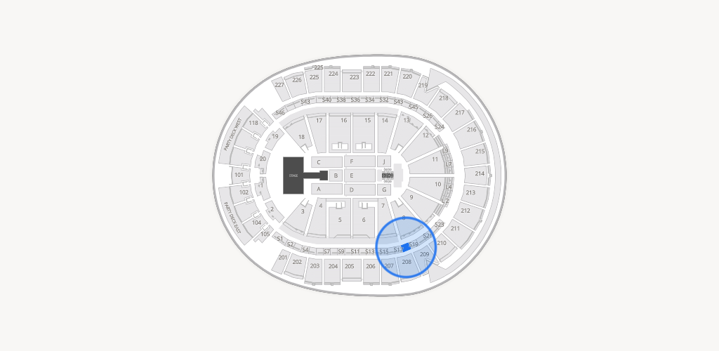 T-Mobile Arena Seating Chart