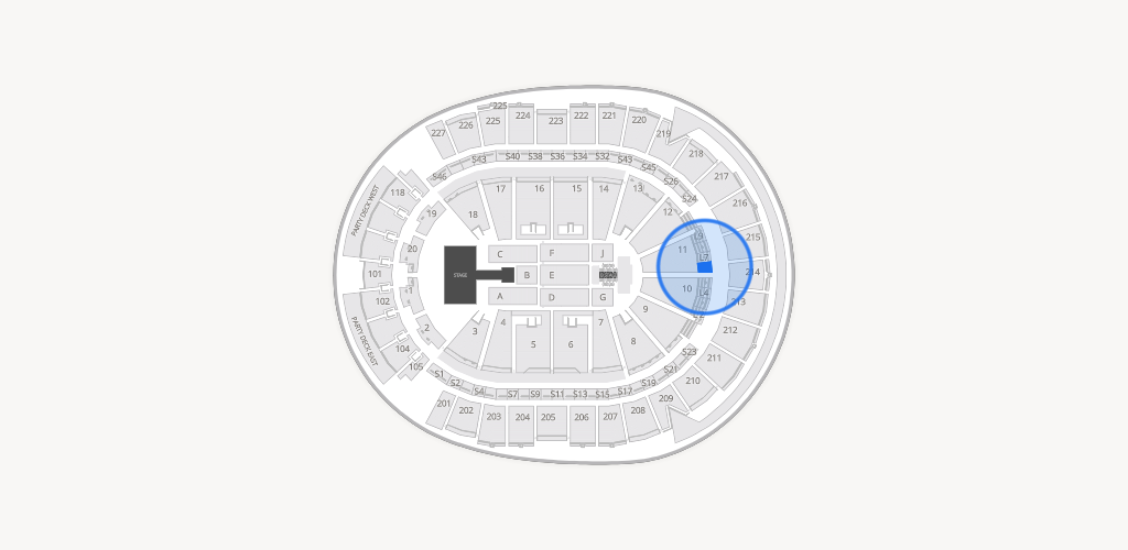 T-Mobile Arena Seating Chart