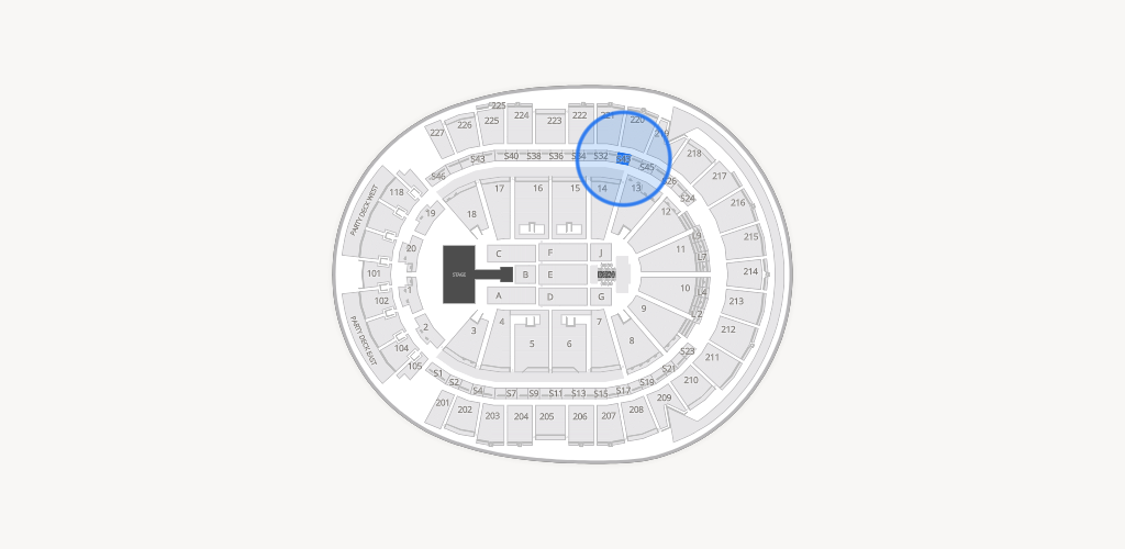 T-Mobile Arena Seating Chart