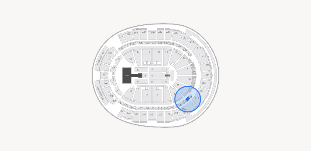 T-Mobile Arena Seating Chart