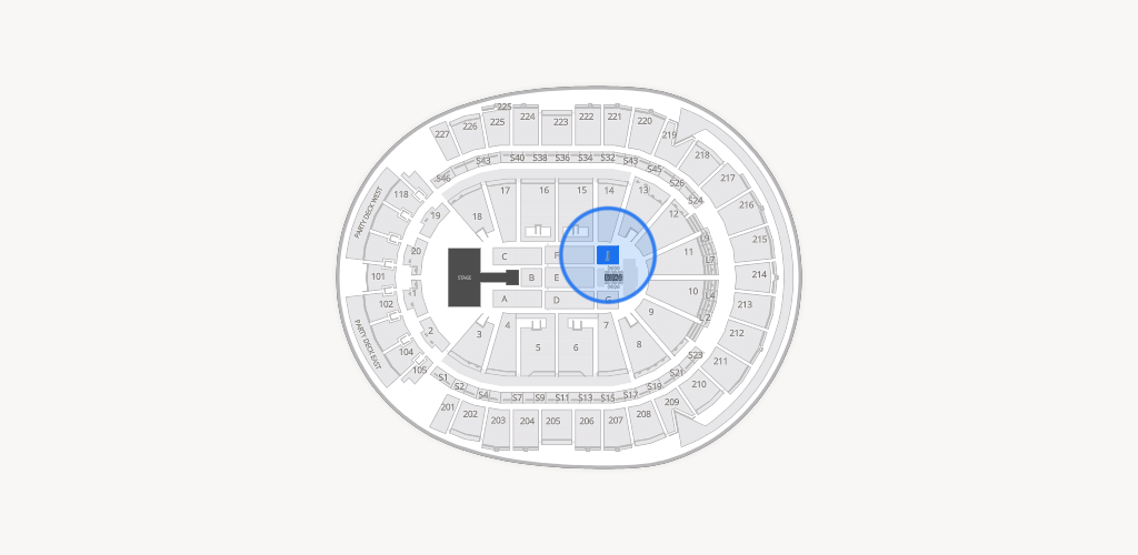 T-Mobile Arena Seating Chart