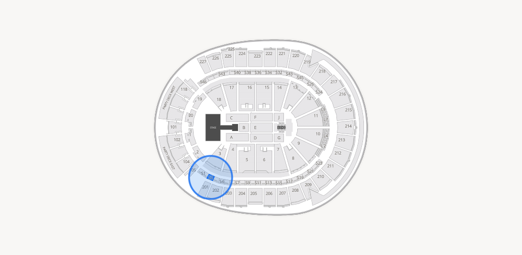 T-Mobile Arena Seating Chart