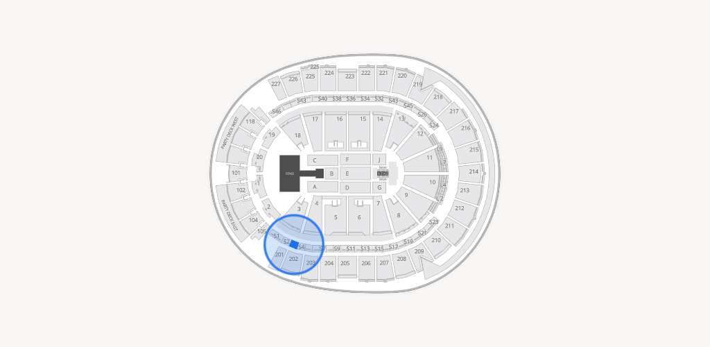 T-Mobile Arena Seating Chart