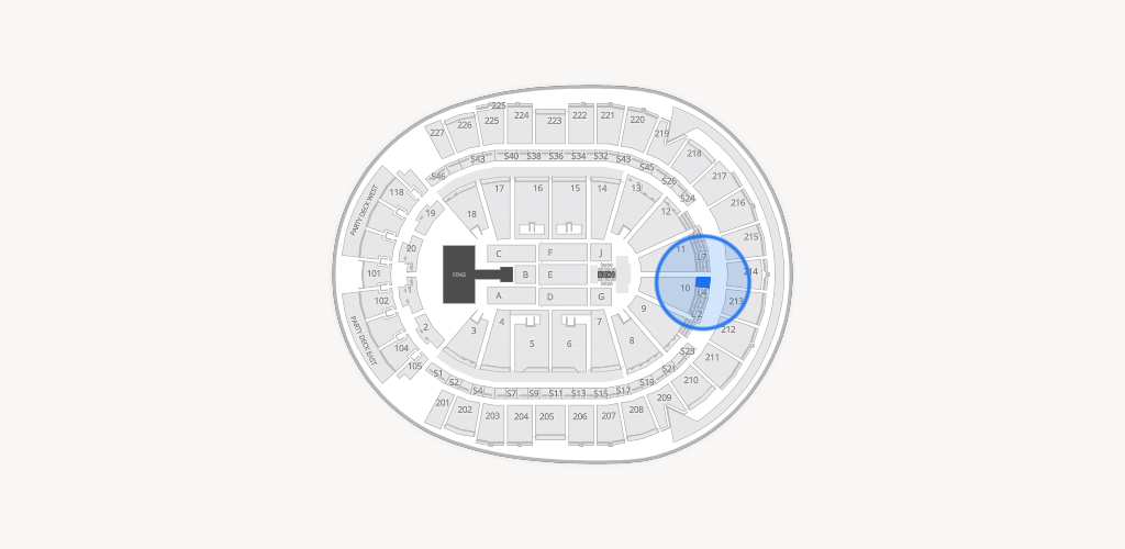 T-Mobile Arena Seating Chart