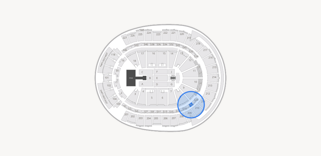 T-Mobile Arena Seating Chart