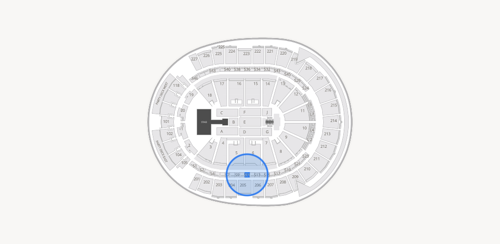 T-Mobile Arena Seating Chart