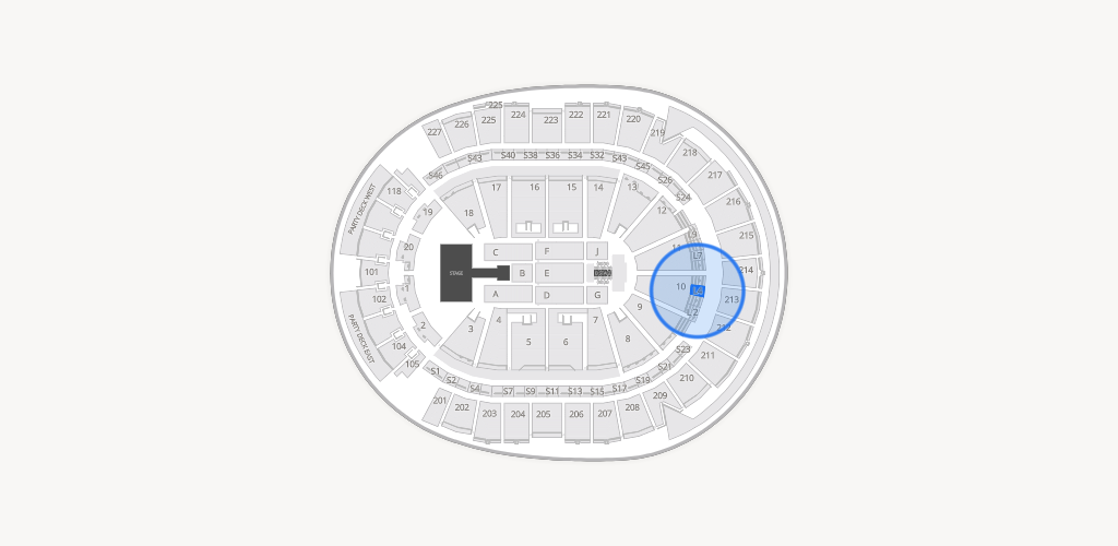 T-Mobile Arena Seating Chart