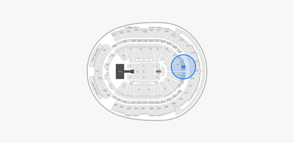T-Mobile Arena Seating Chart
