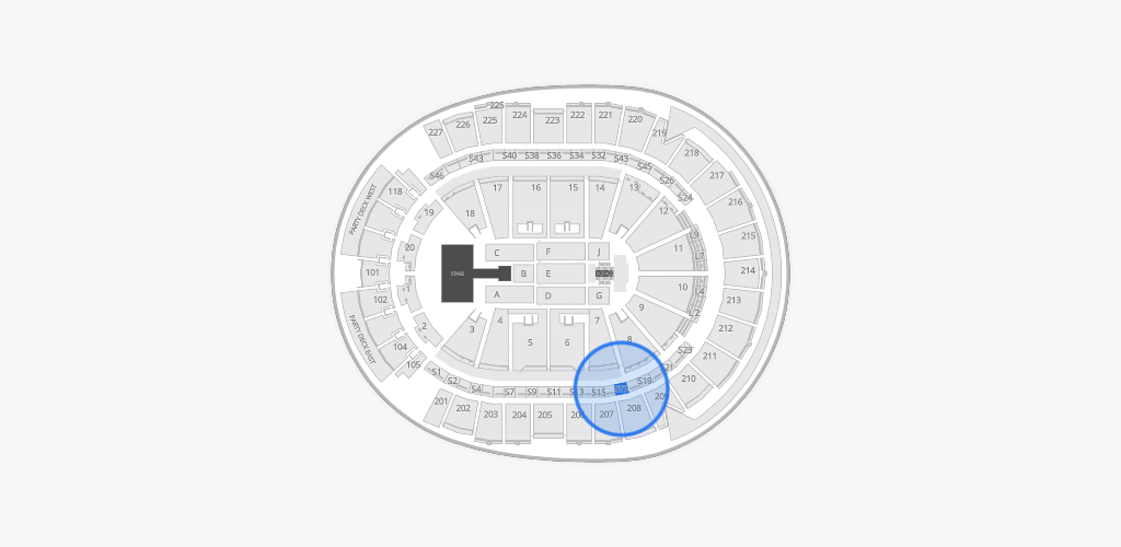 T-Mobile Arena Seating Chart