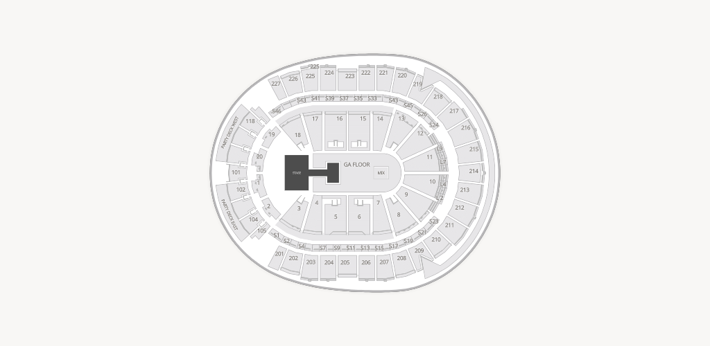 T-Mobile Arena Seating Chart