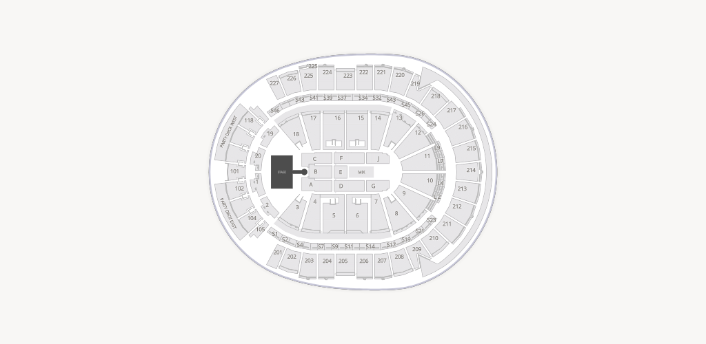 T-Mobile Arena Seating Chart