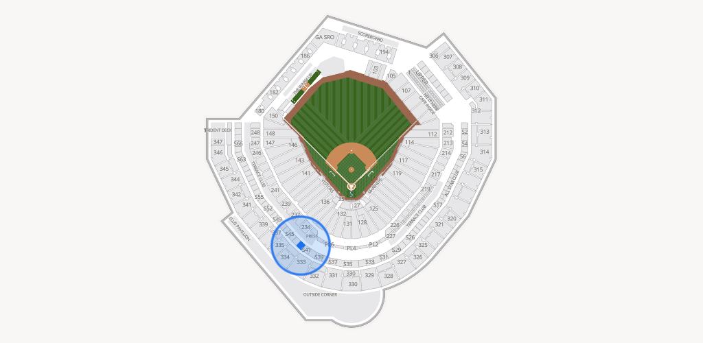 T-Mobile Park Seating Chart