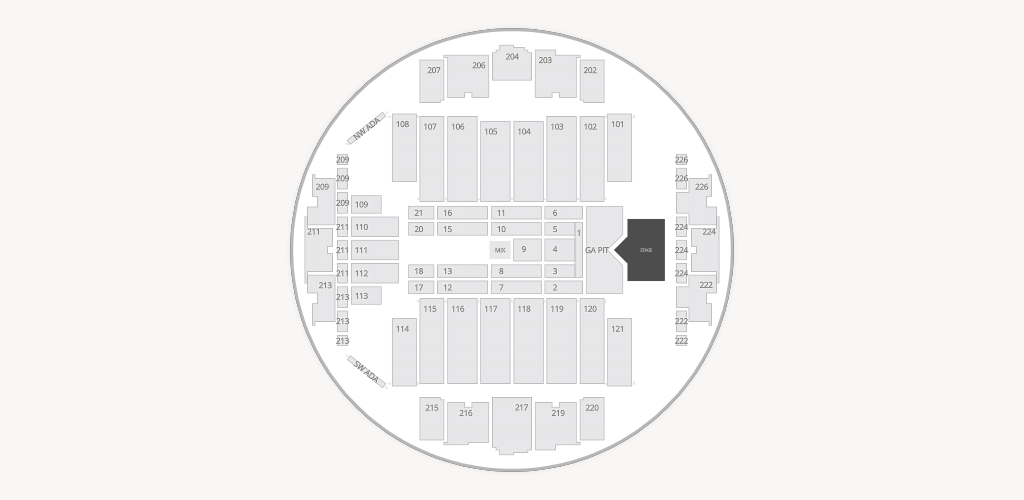 Tacoma Dome Seating Chart