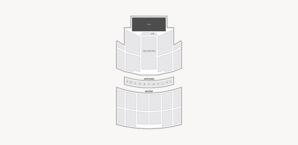 Taft Theatre Seating Chart