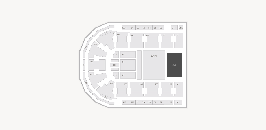 Tahoe Blue Event Center Seating Chart