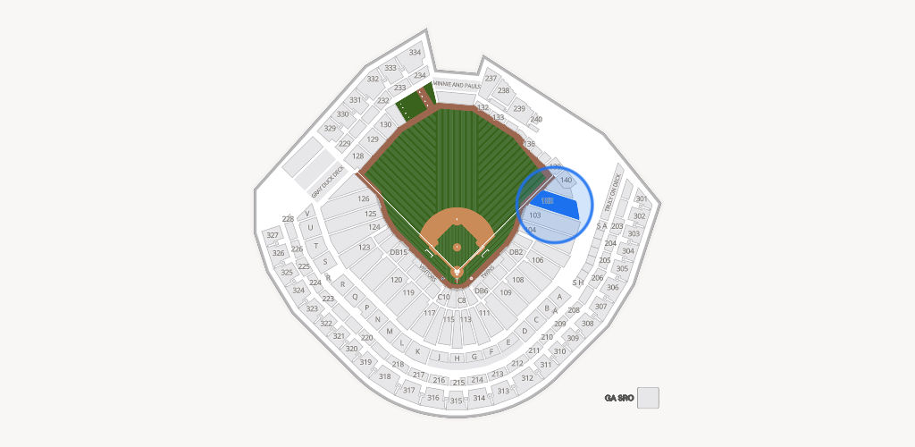Target Field Seating Chart