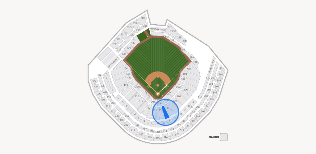 Target Field Seating Chart