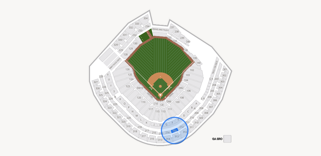 Target Field Seating Chart