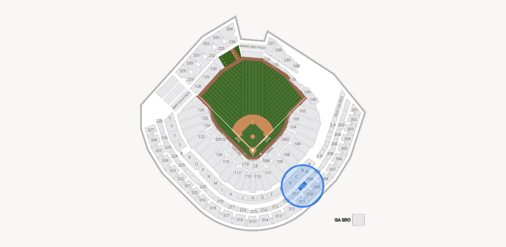 Target Field Seating Chart