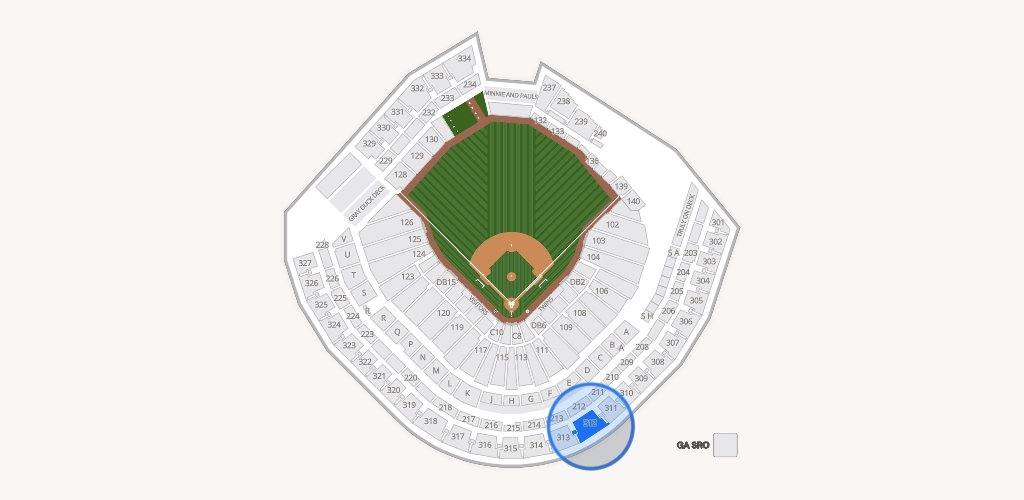 Target Field Seating Chart