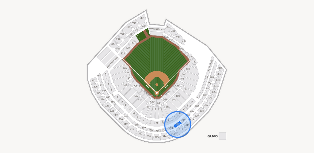 Target Field Seating Chart