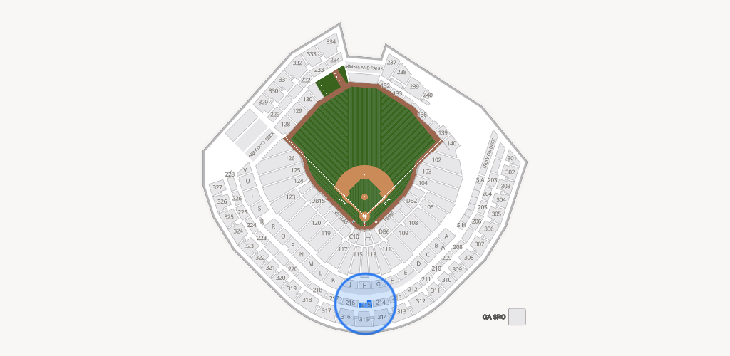 Target Field Seating Chart