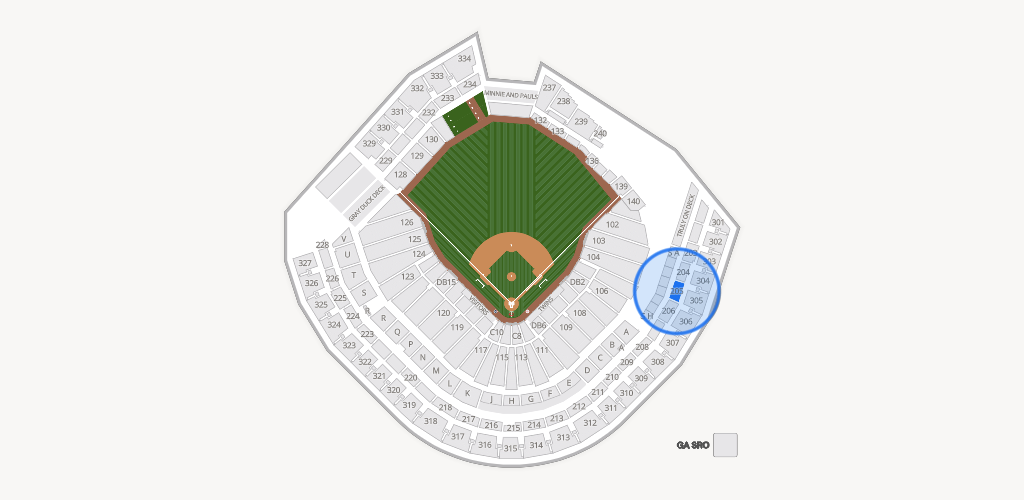 Target Field Seating Chart