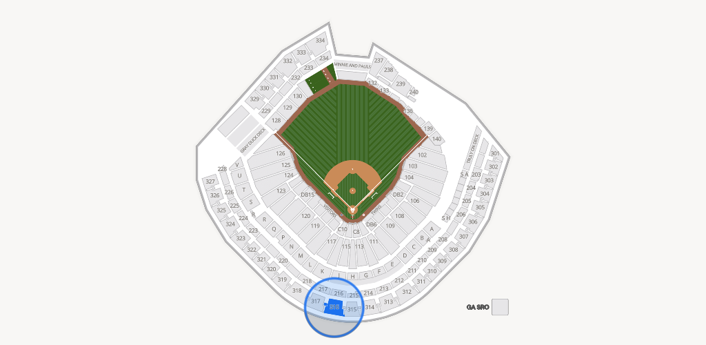 Target Field Seating Chart