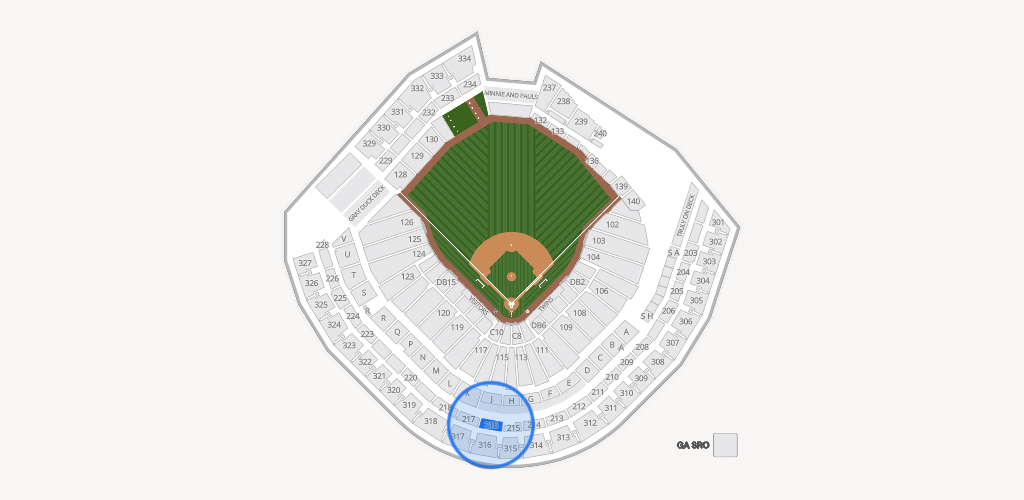 Target Field Seating Chart