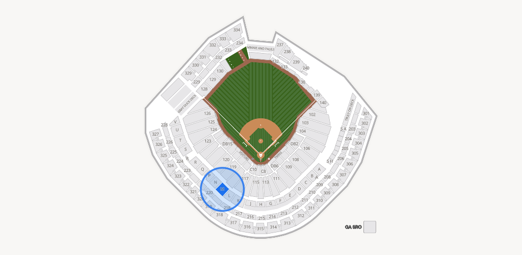 Target Field Seating Chart