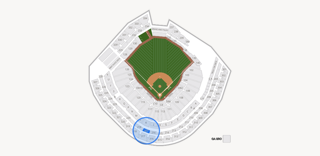 Target Field Seating Chart